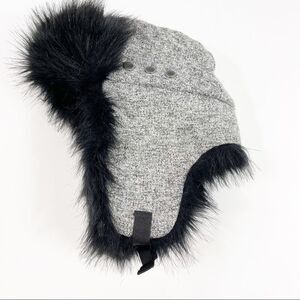 Rosin Flannel and faux fur Trapper Hat